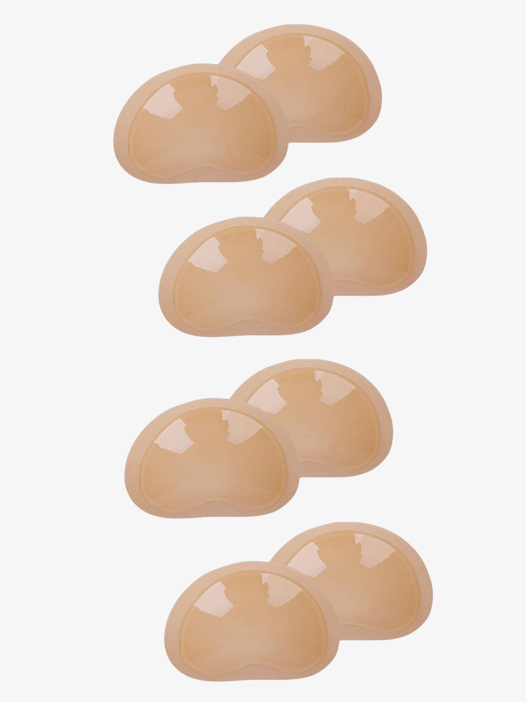 

SECRETS BY ZEROKAATA Women Pack of 4 Breast Enhancer Insert Bra Pads, Nude