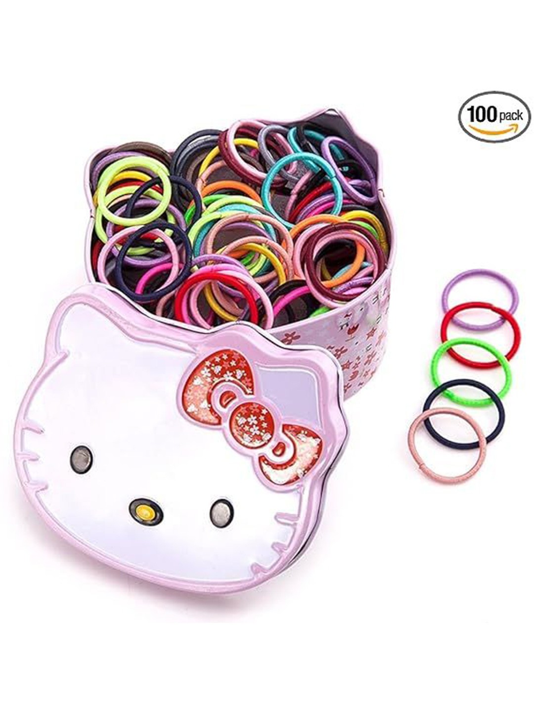

Shining Diva Fashion Women Ponytail Holders, Pink
