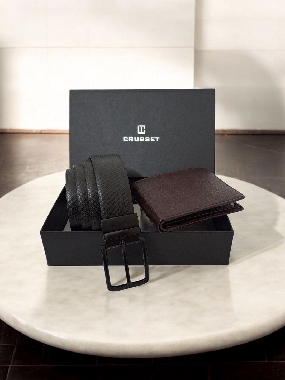

CRUSSET Men Accessory Gift Set of, Black