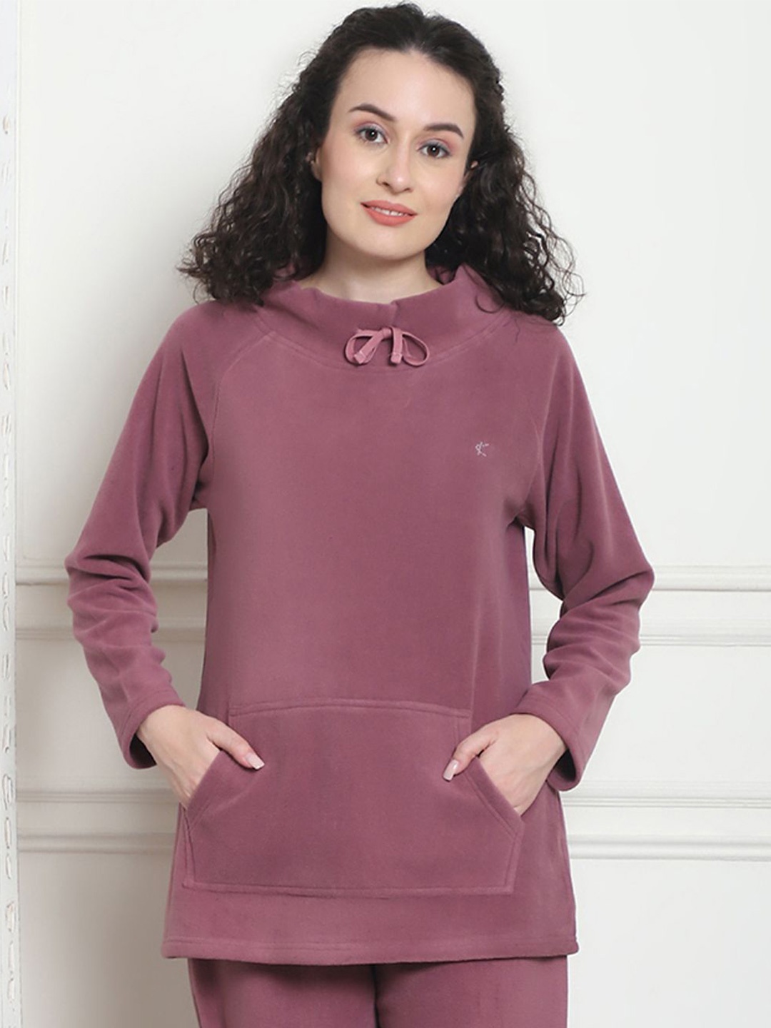 

Kanvin Women Round Neck Sweatshirt, Pink