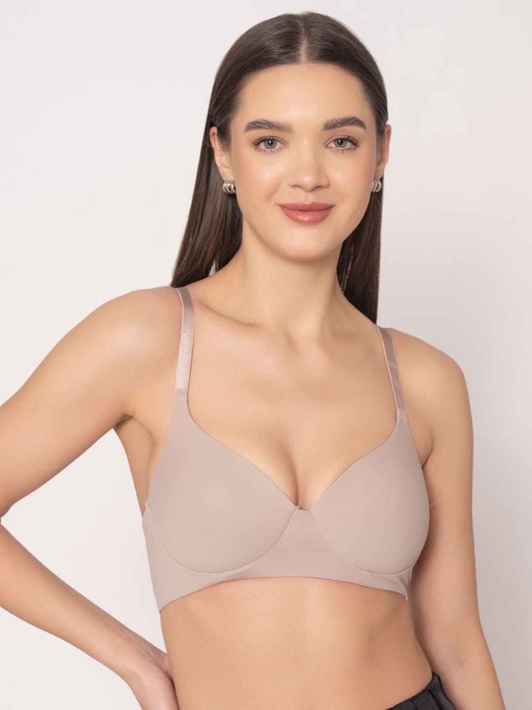 

Chelvet Full Coverage Lightly Padded Bra, Grey