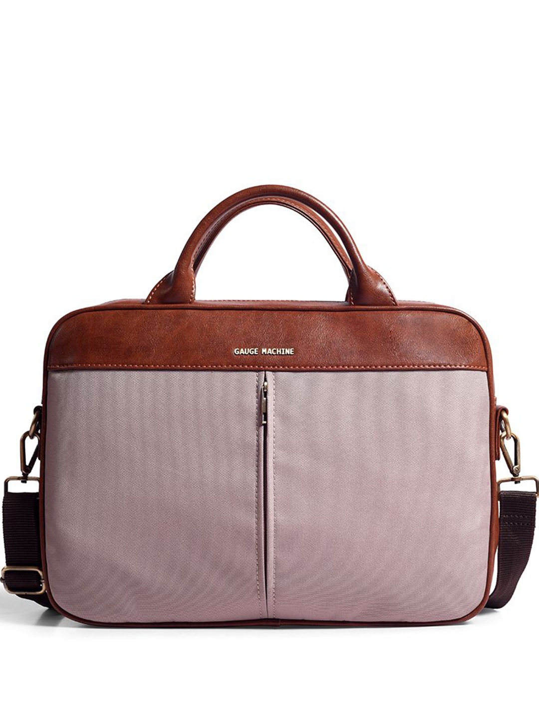 

Gauge Machine Unisex Textured PU Laptop Sleeve, Beige