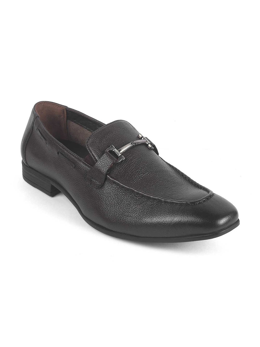 

Tresmode Men Leather Formal Loafers, Brown