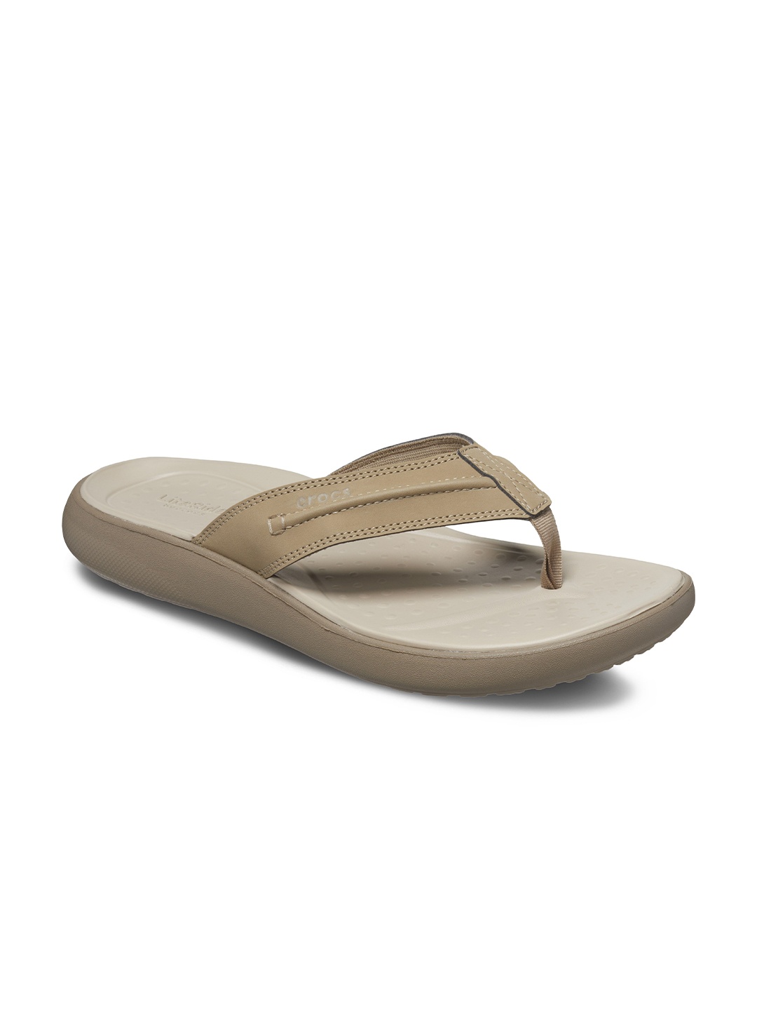 

Crocs Men Croslite Thong Flip-Flops, Khaki