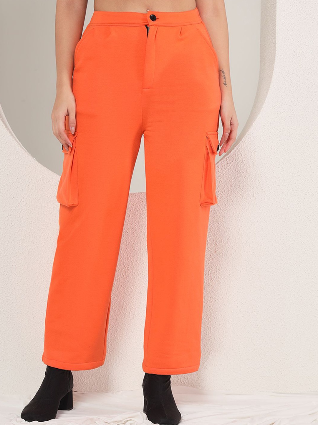 

TANDUL Women Original Cargos Trousers, Orange