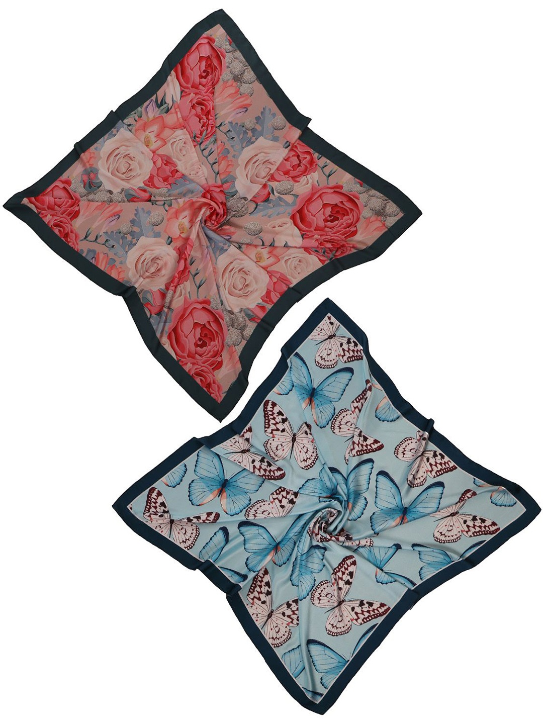 

Leeza Store Women Printed Scarf, Pink
