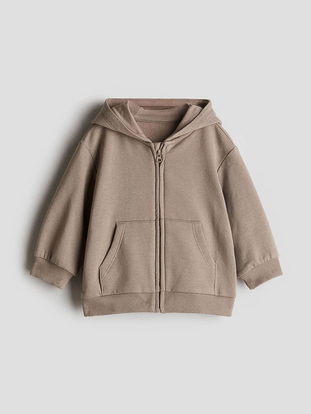 

H&M Zip-Through Hoodie, Beige