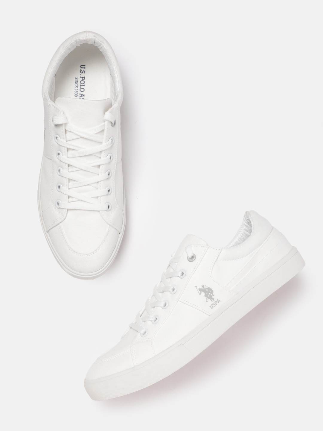 

U.S. Polo Assn. CLARKIN 4.0 Men Canvas Sneakers, White