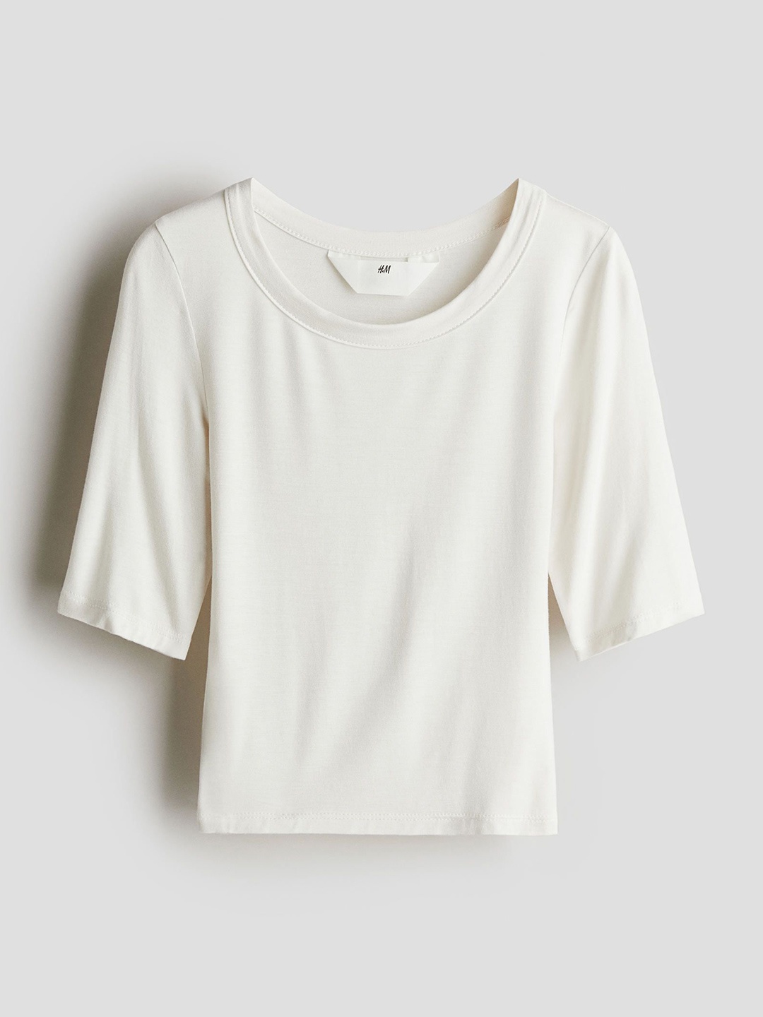 

H&M Jersey Top, White
