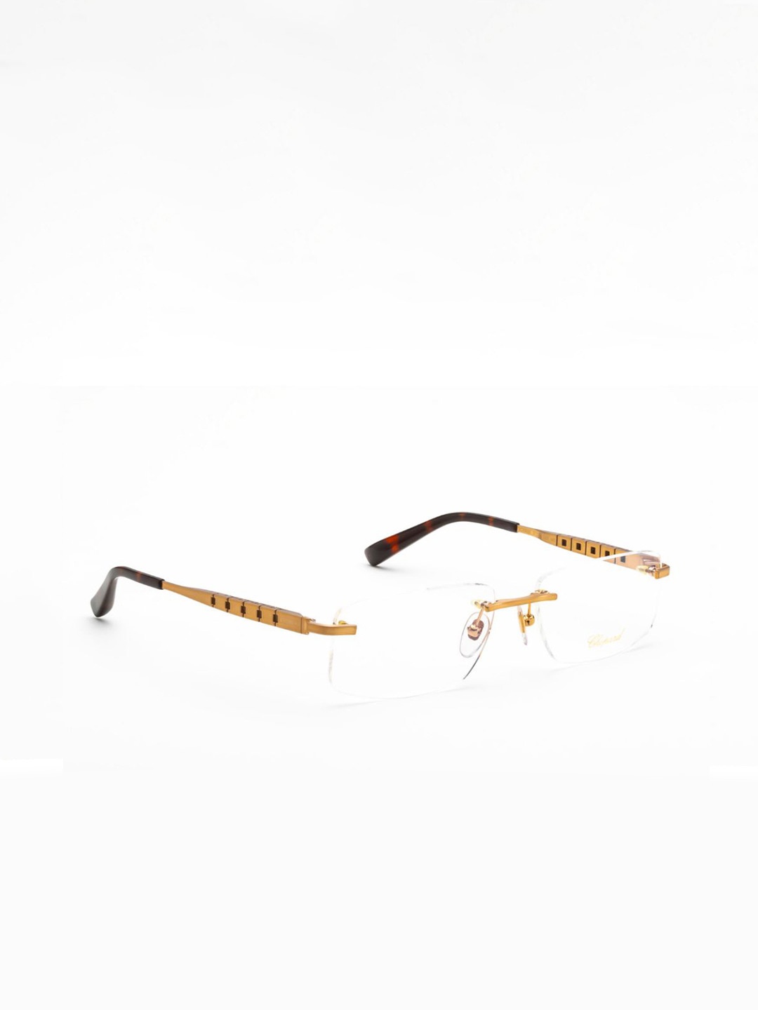 

Chopard Men Rimless Square Frames, White