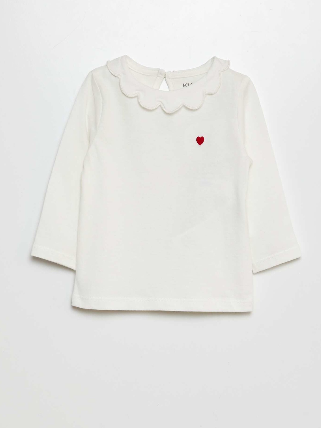 

KIABI Girls Cotton Top, White