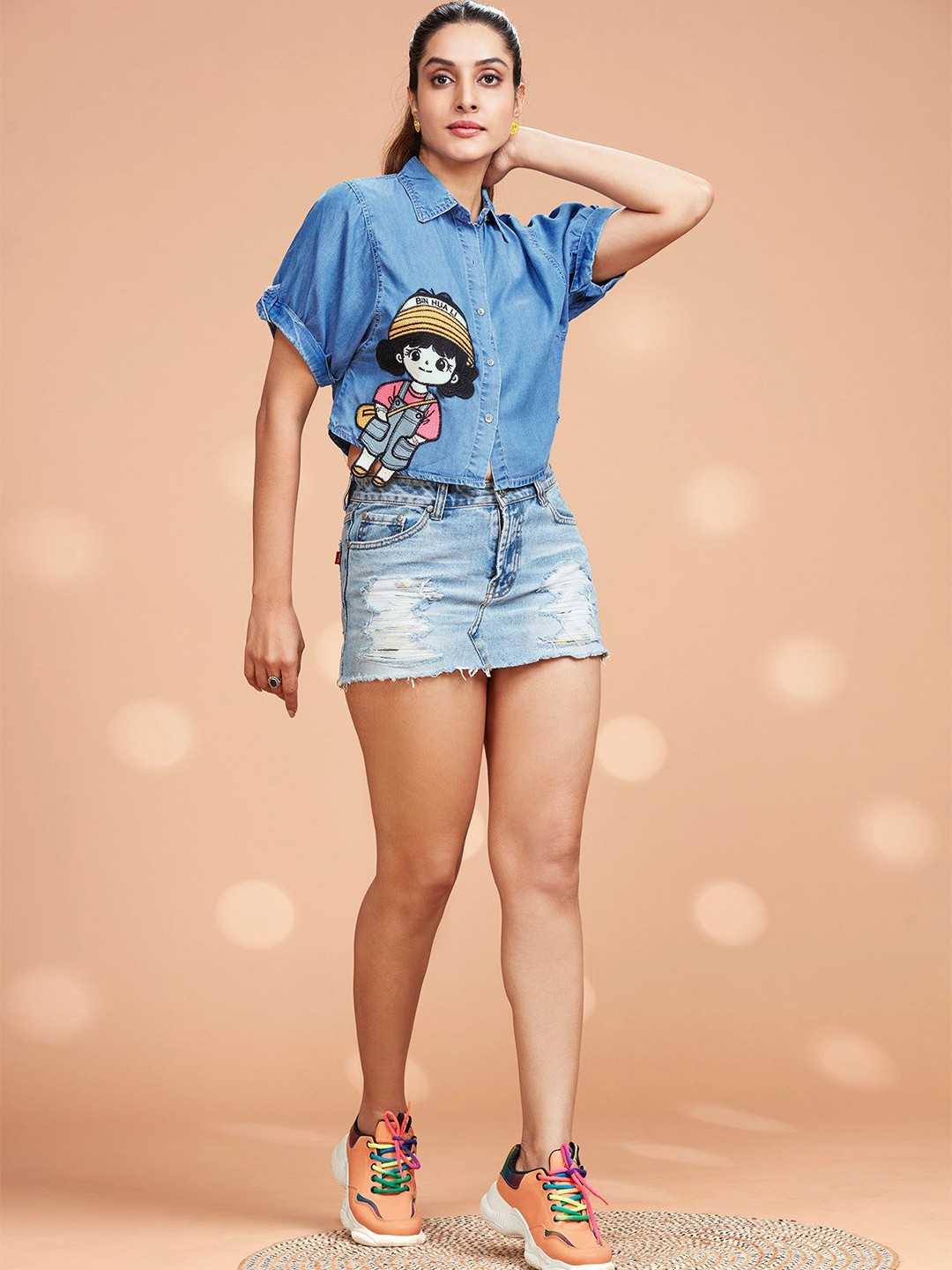 

FREYAA Floral Top, Blue
