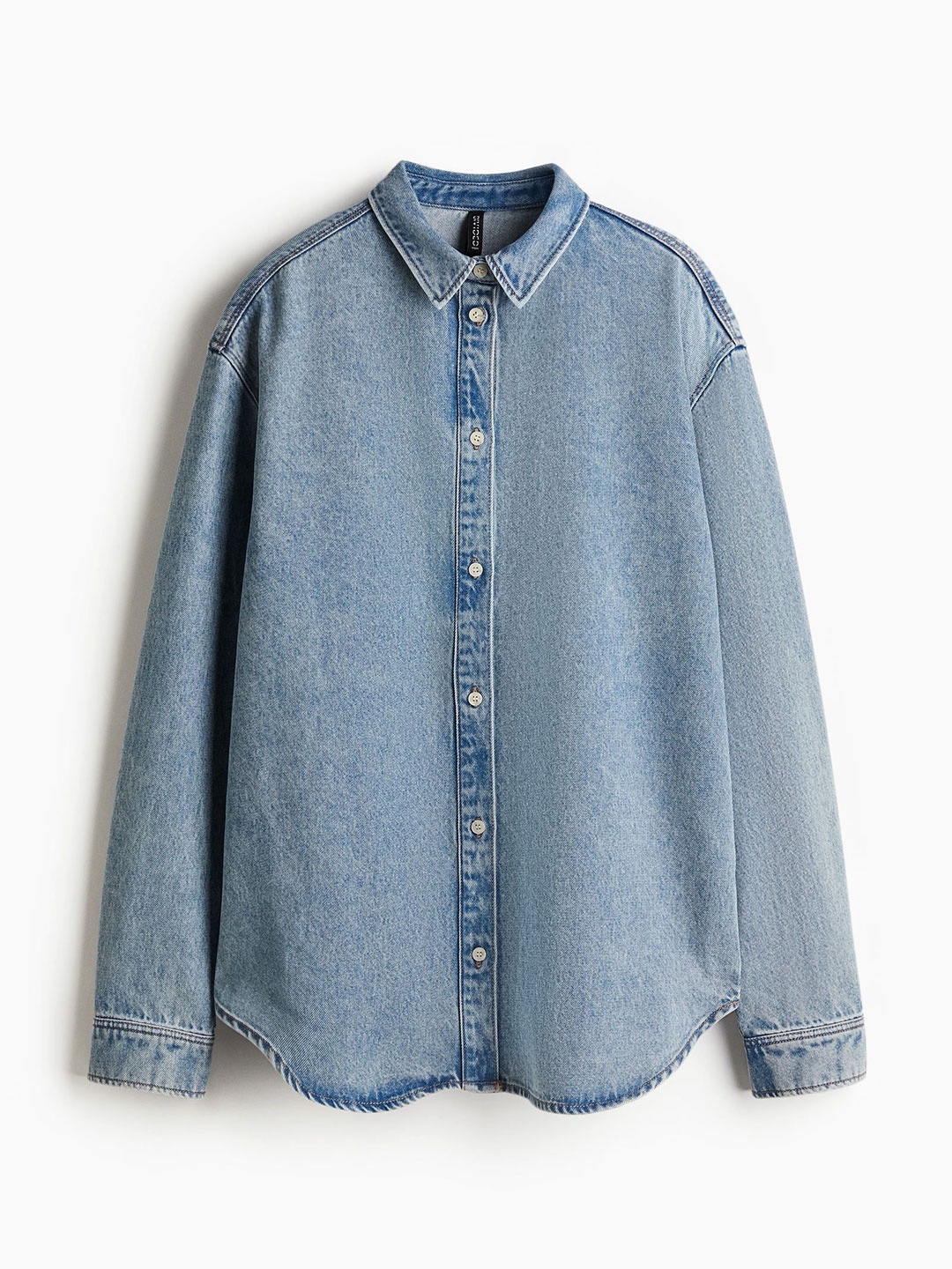 

H&M Oversized Denim Shirt, Blue