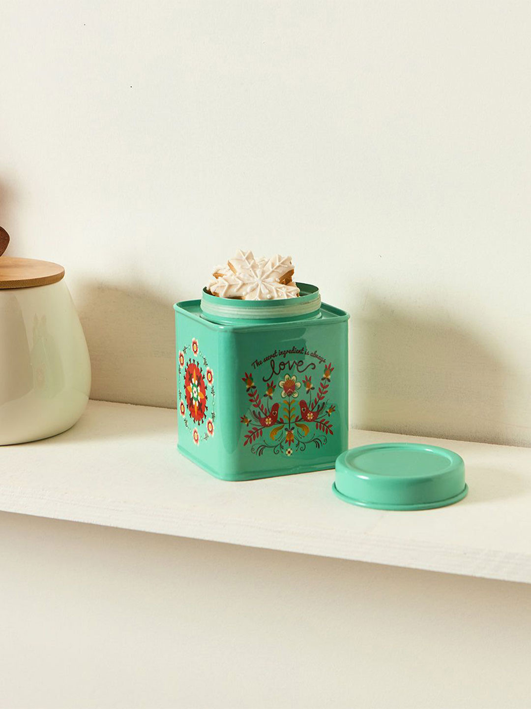 

Chumbak Green Set of 1 Printed Regular Multi-Utility Organisers