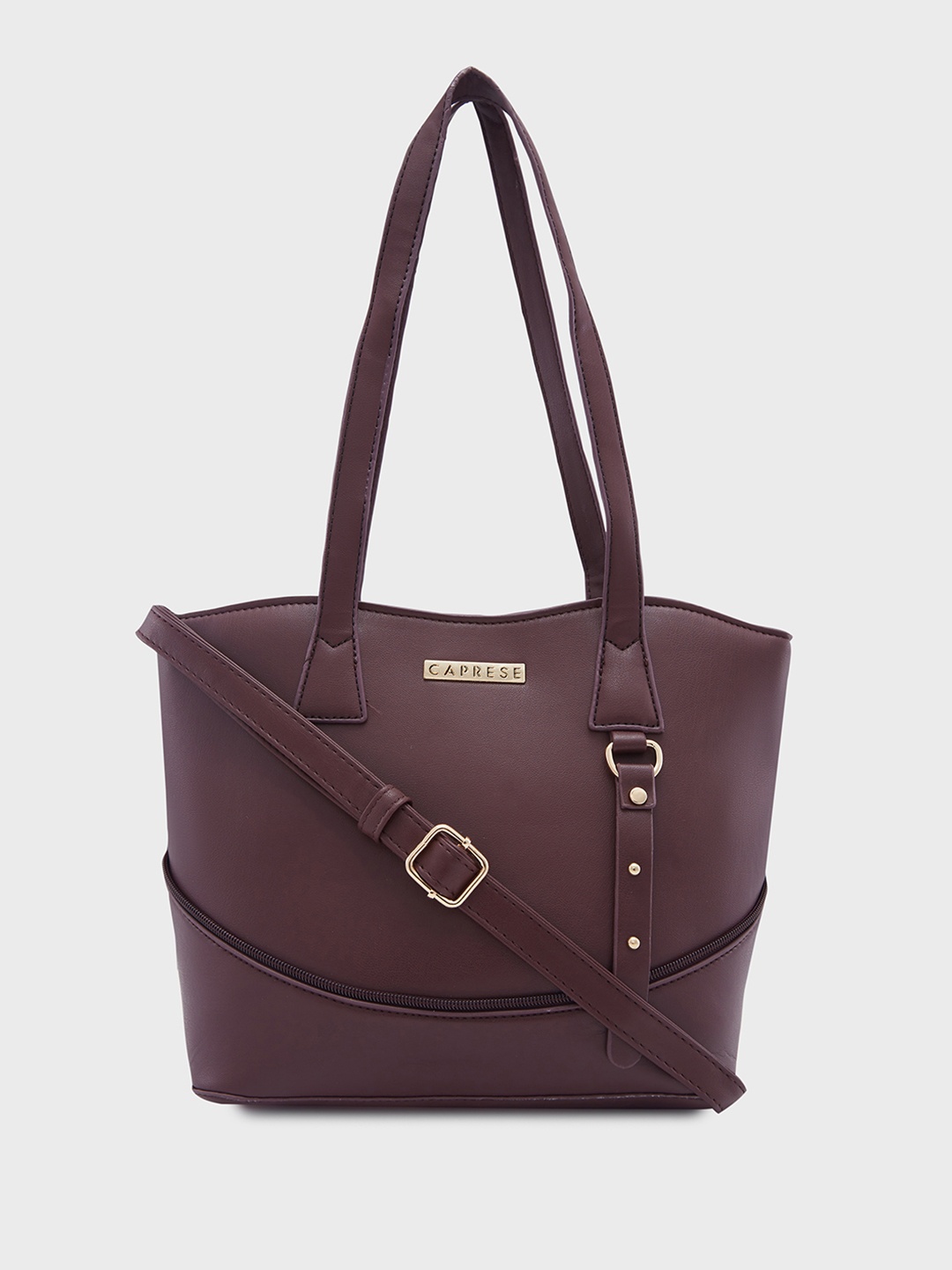 

Caprese Structured Shoulder Bag, Purple