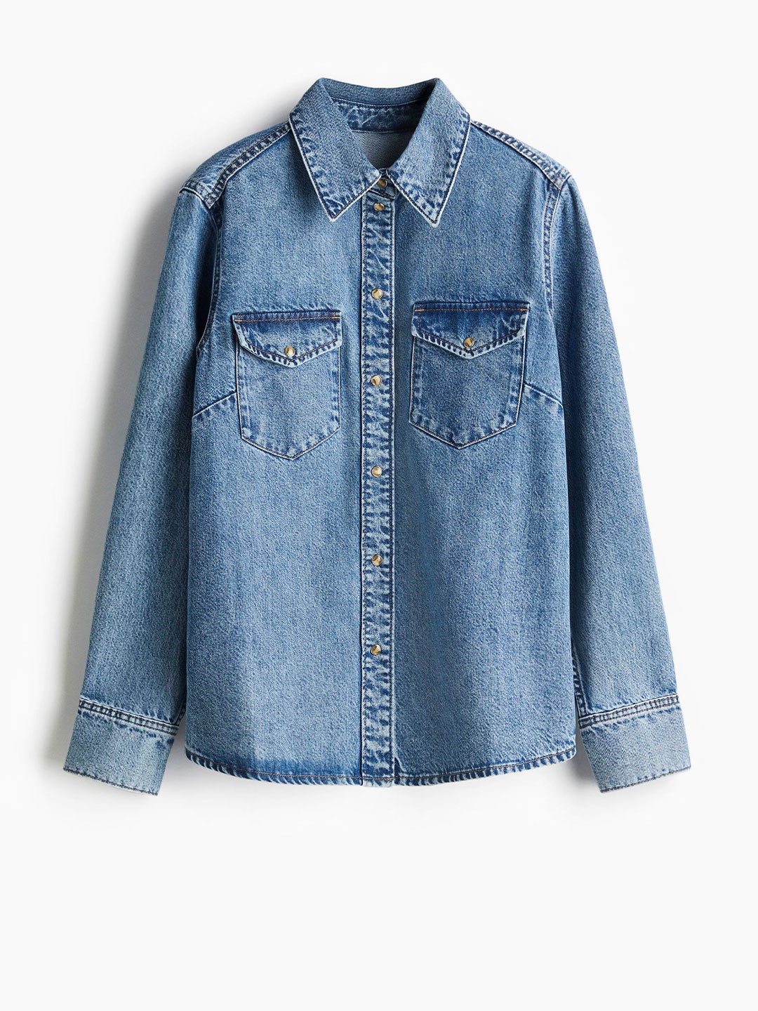 

H&M Denim Shirt, Blue