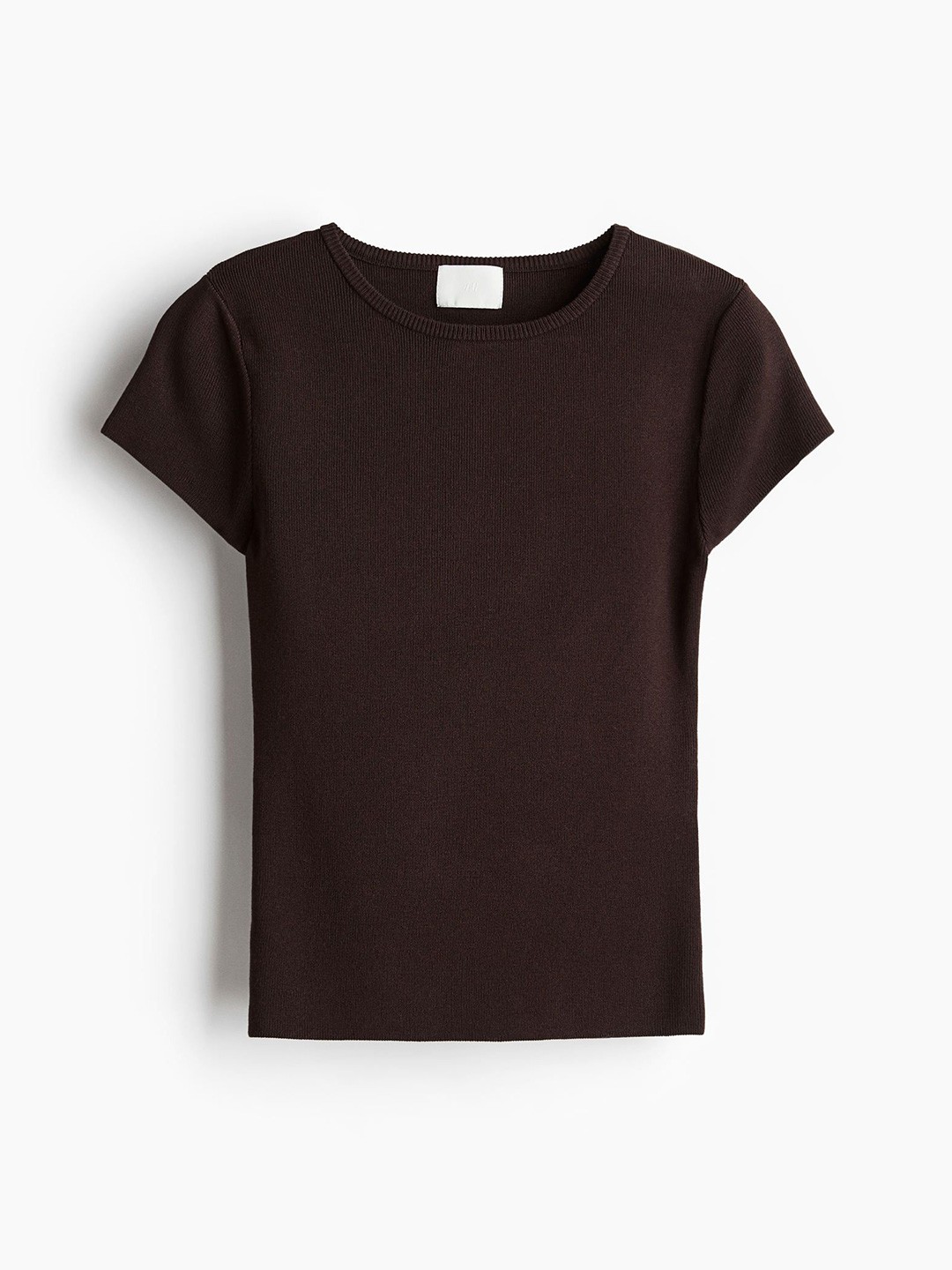 

H&M Button-Detail Top, Brown