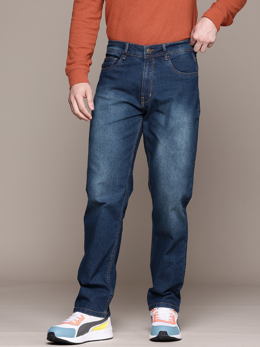 

The Roadster Lifestyle Co. Men Regular Fit Jeans, Blue