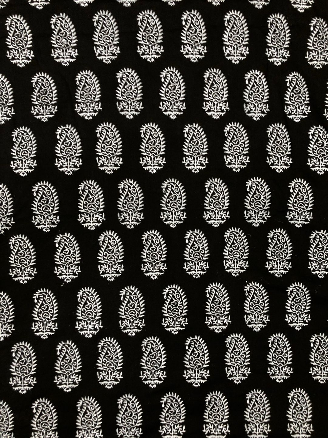

PALASH Printed Pure Cotton Unstitched Dress Material, Black