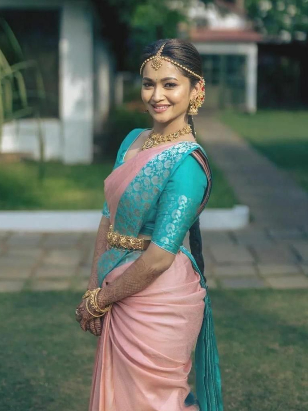 

Upalksh Zari Pure Cotton Banarasi Saree, Pink