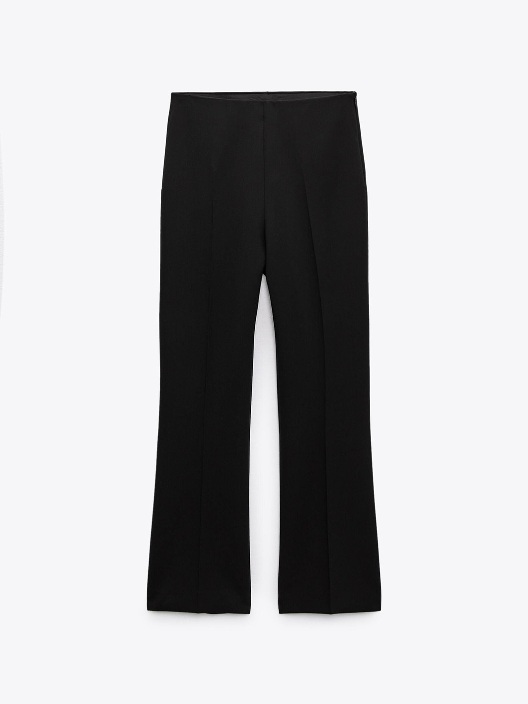 

ZARA Women Straight Fit Trousers, Black