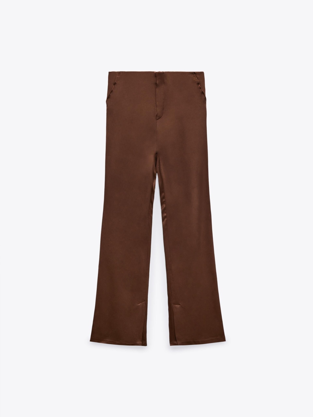 

ZARA Women Trousers, Brown