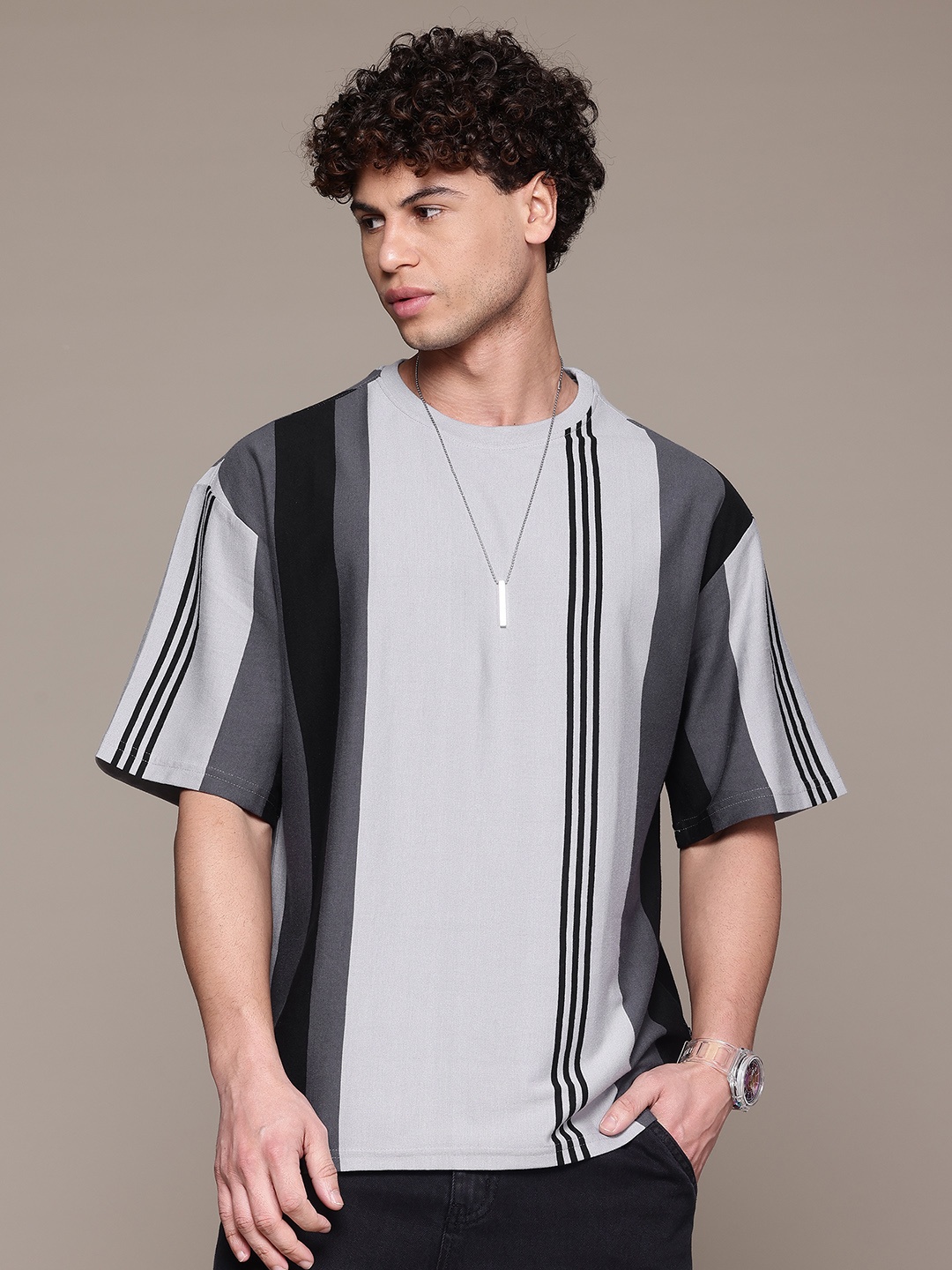 

The Roadster Lifestyle Co. Striped Relaxed T-shirt, Blue