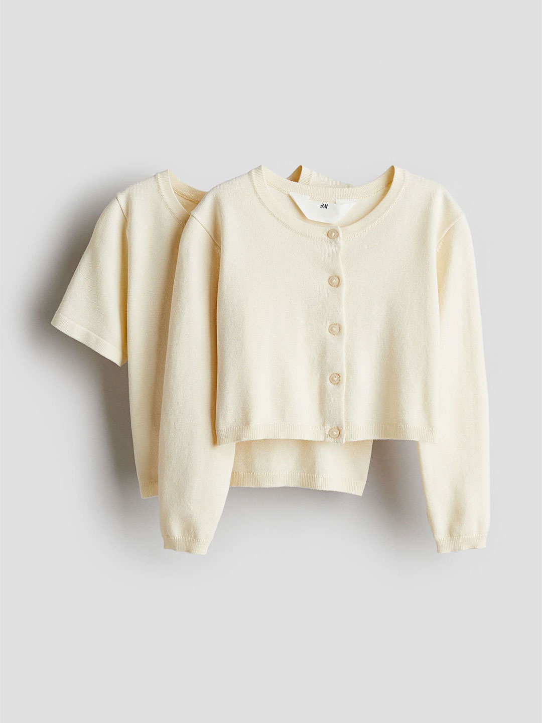 

H&M 2-Piece Top & Cardigan Set, Yellow