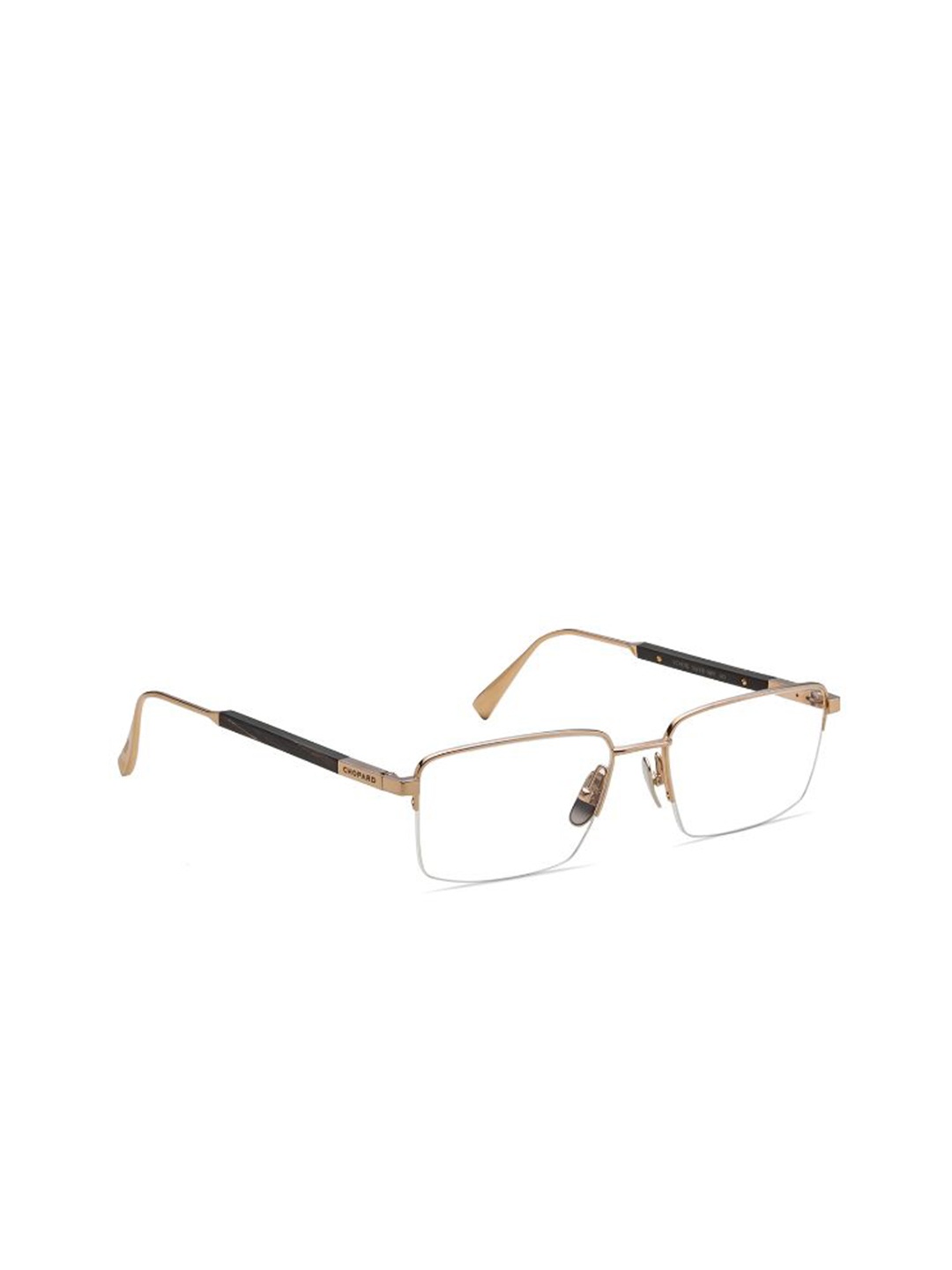 

Chopard Men Half Rim Square Frames, Gold