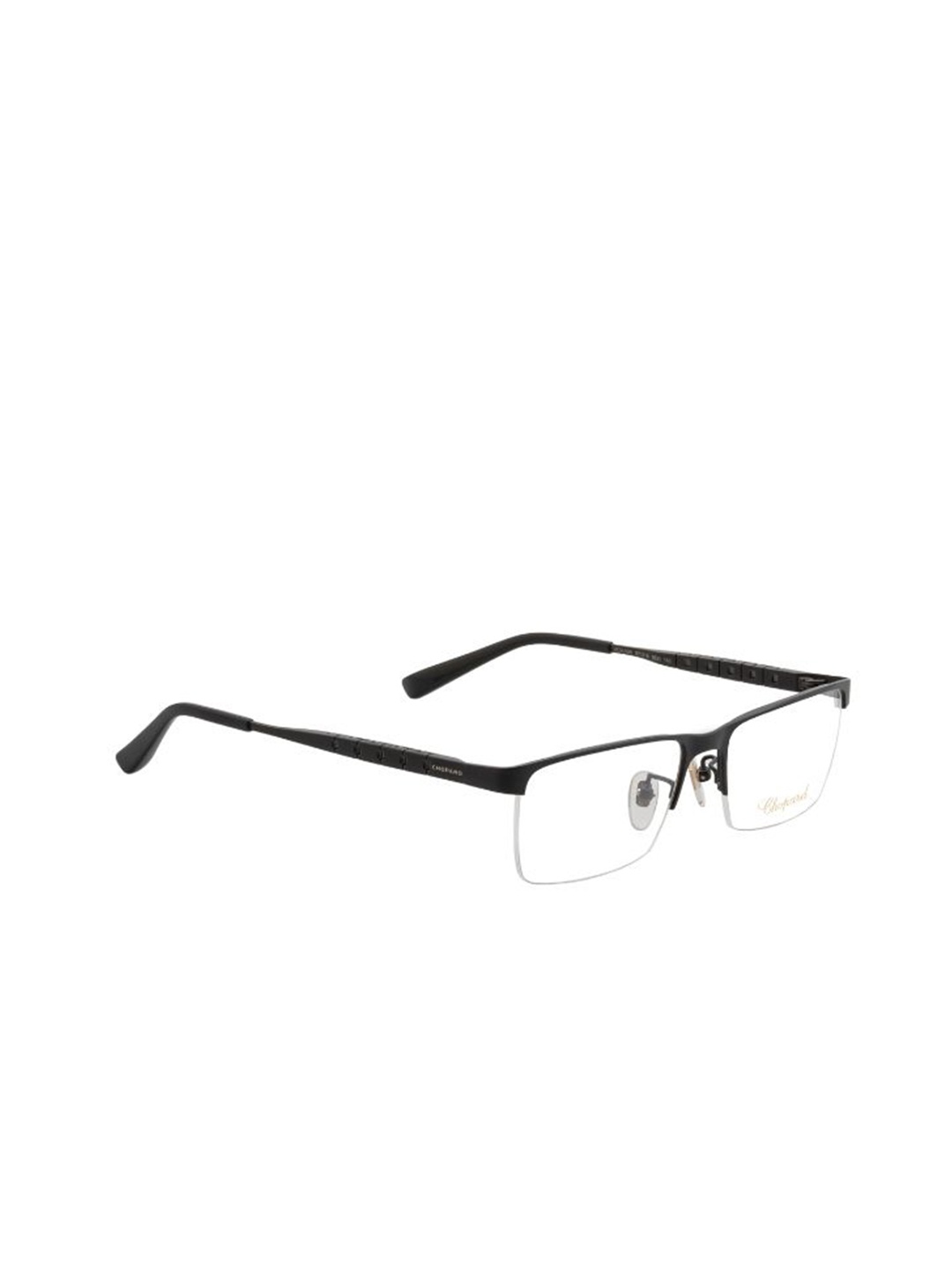 

Chopard Men Half Rim Rectangle Frames, White