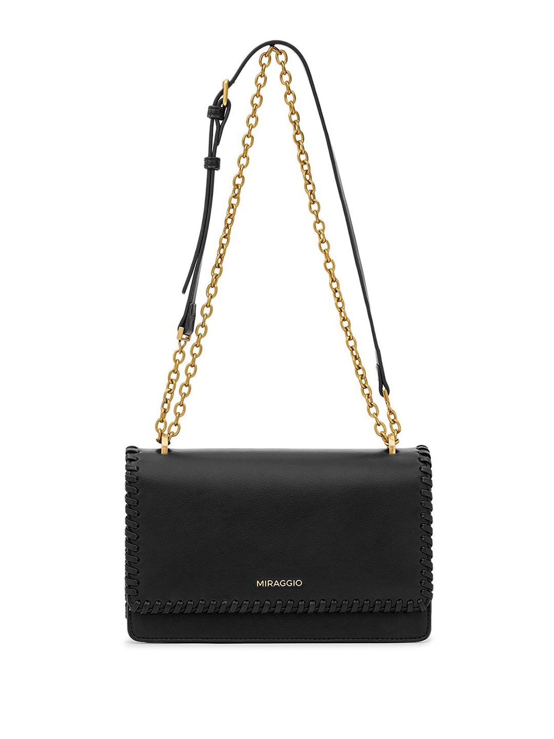 

MIRAGGIO Women Solid Shopper Shoulder Bag, Black