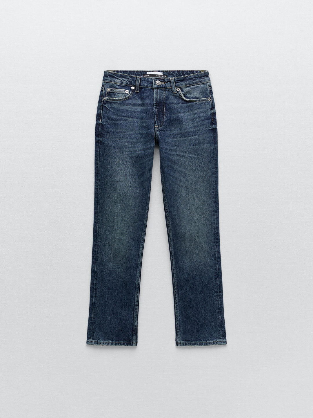 

ZARA Women Light Fade Jeans, Navy blue