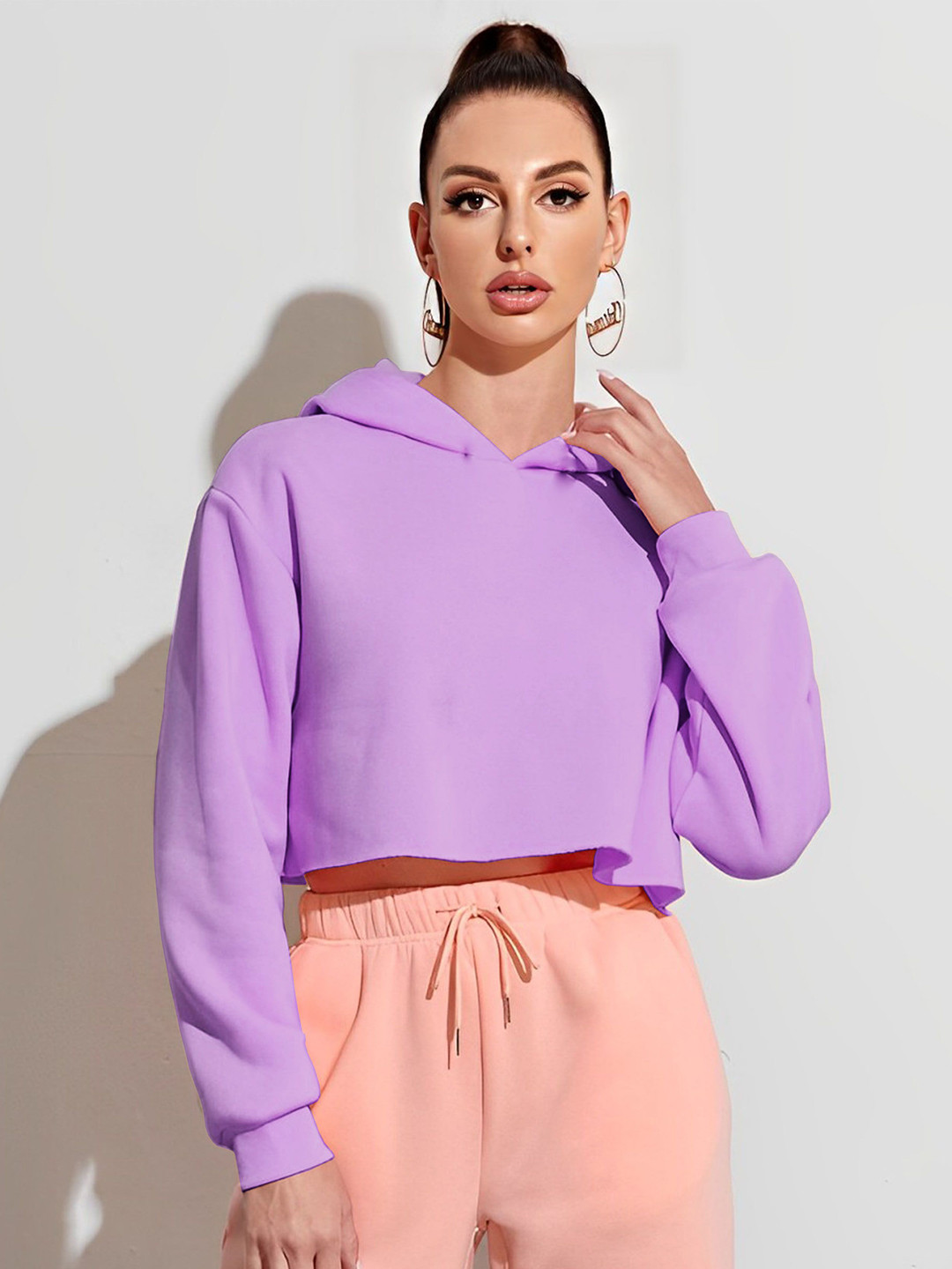 

Kushi Flyer Women Hooded Sweatshirt, Lavender