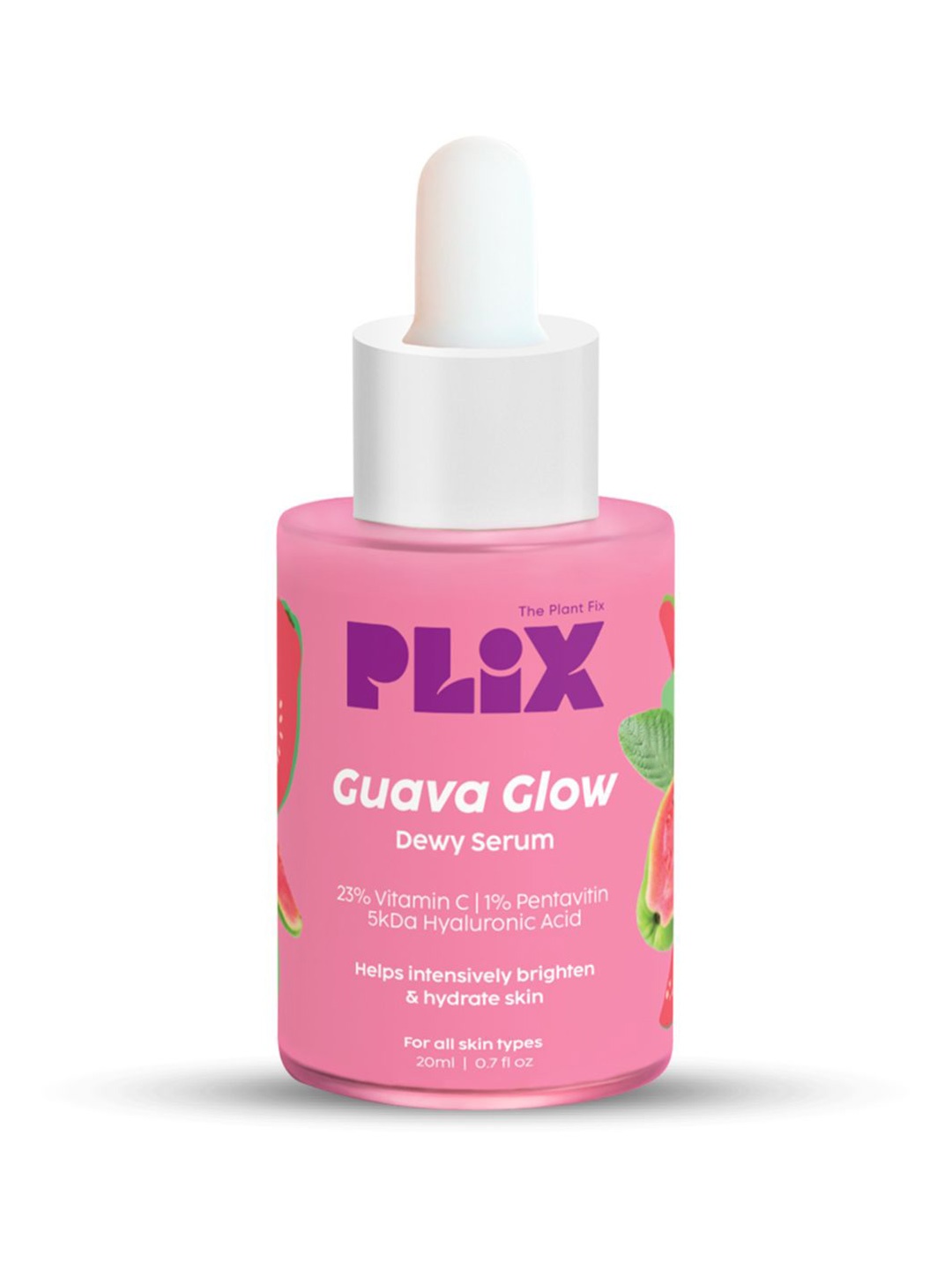 

PLIX THE PLANT FIX 23% Vitamin C Guava Face Serum For Skin Brightening - 20 ml, Pink
