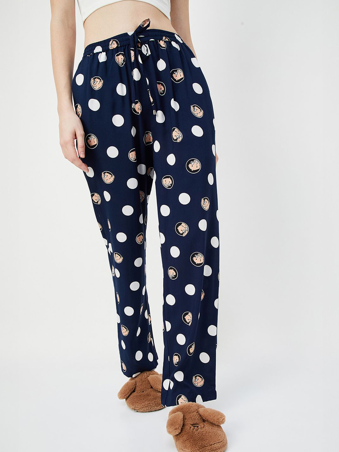 

max Printed Straight-Leg Lounge Pants, Blue