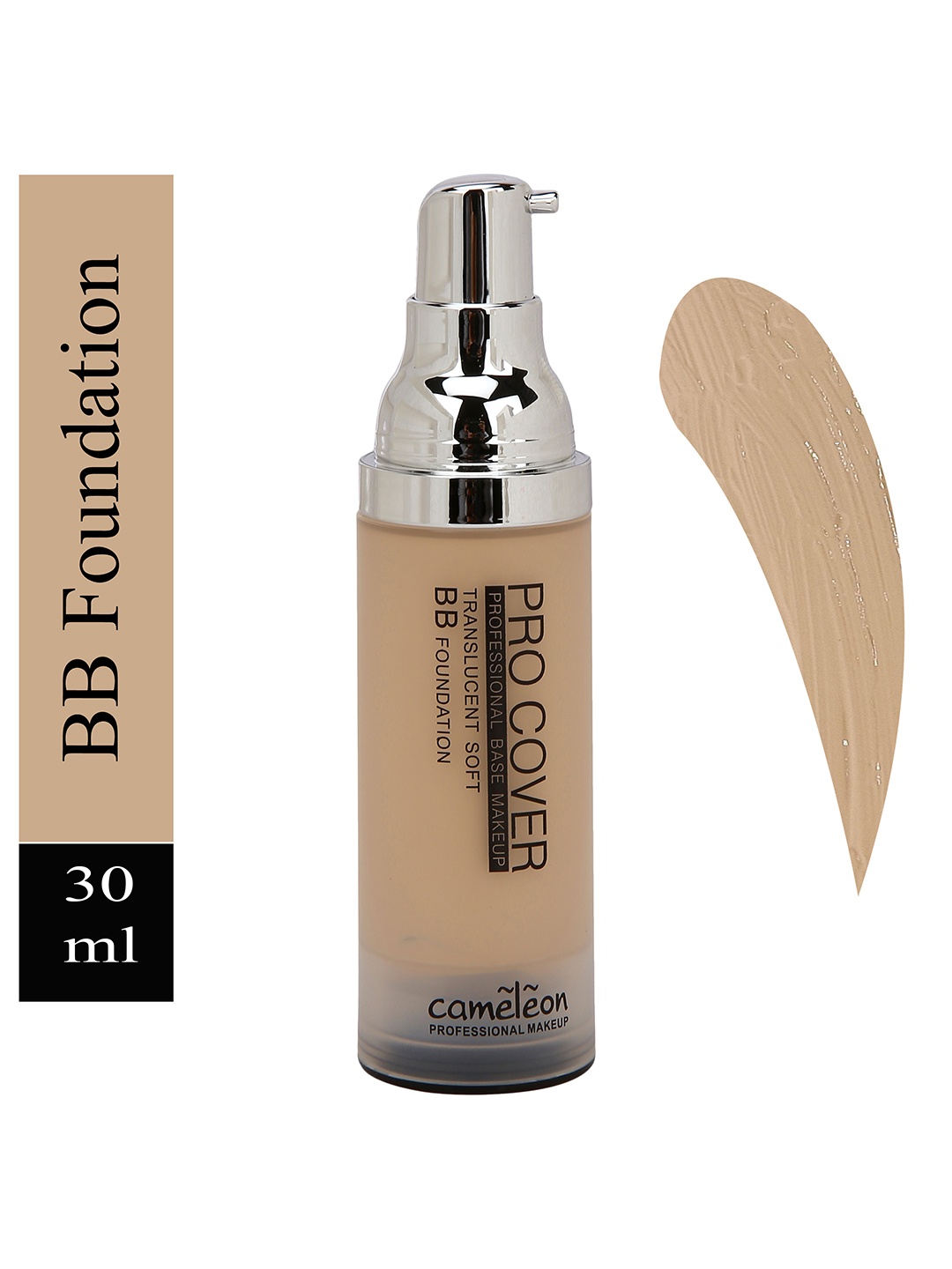 

Cameleon Pro Cover Professional Base Makeup Translucent Soft BB Foundation-30ml-Shade-04, Beige