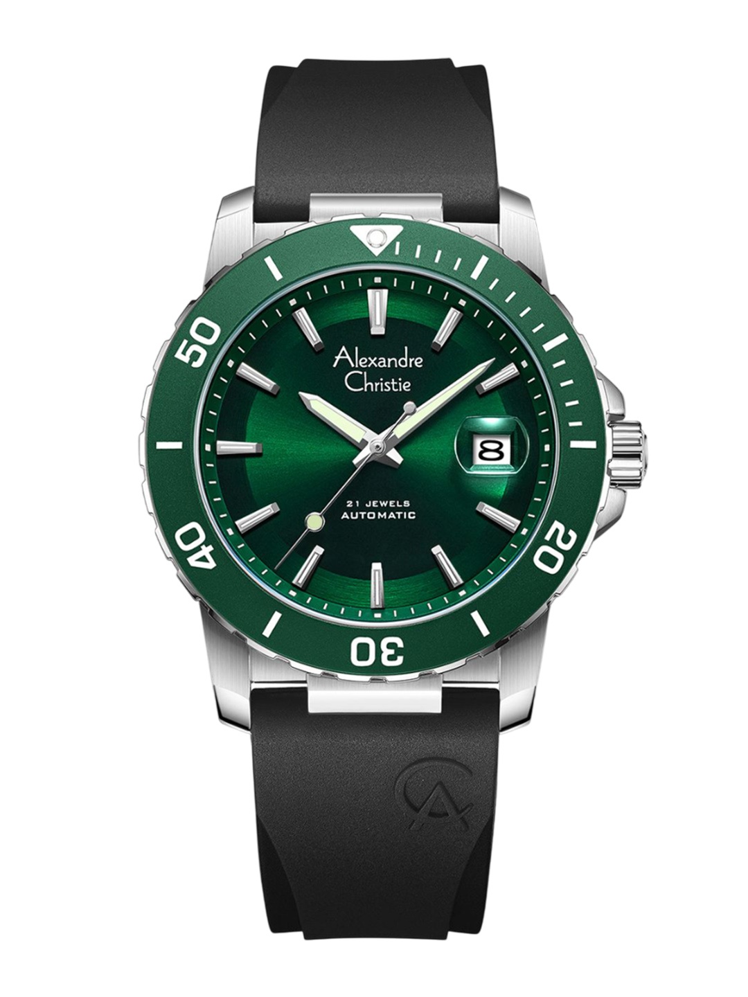 

Alexandre Christie Men Dial & Straps Analogue Automatic Watch 6141MARSSGN, Black