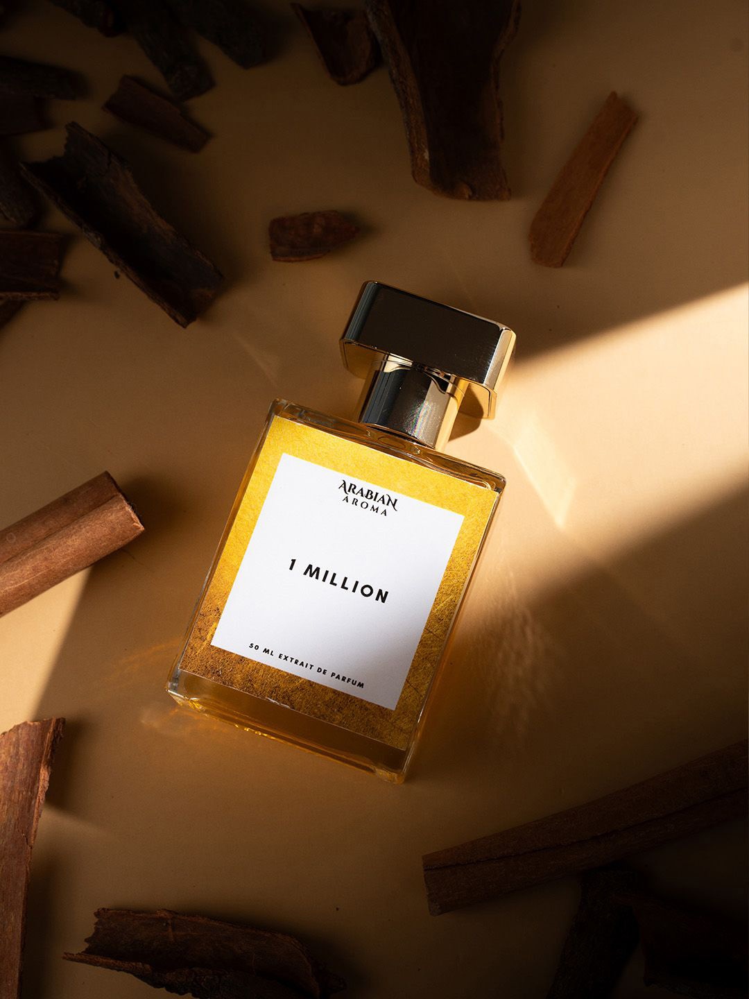 

Arabian Aroma Men 1 Million Long Lasting Extrait de Parfume - 50 ml, Yellow