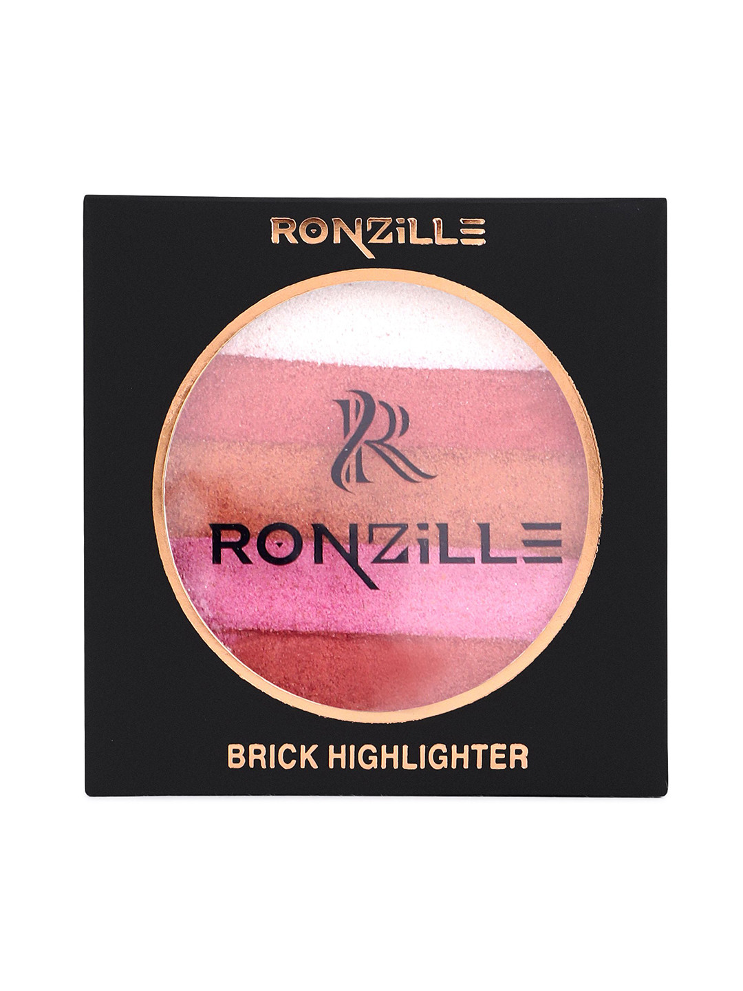 

Ronzille Brick Metallic Highlighter - 9g - Shade 03, Pink