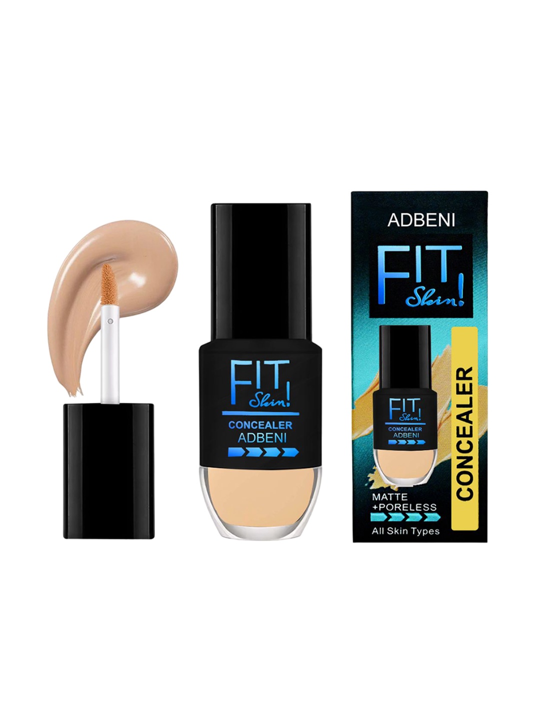 

Adbeni Matte Poreless Finish Concealer - 8g - Shade 01, Beige