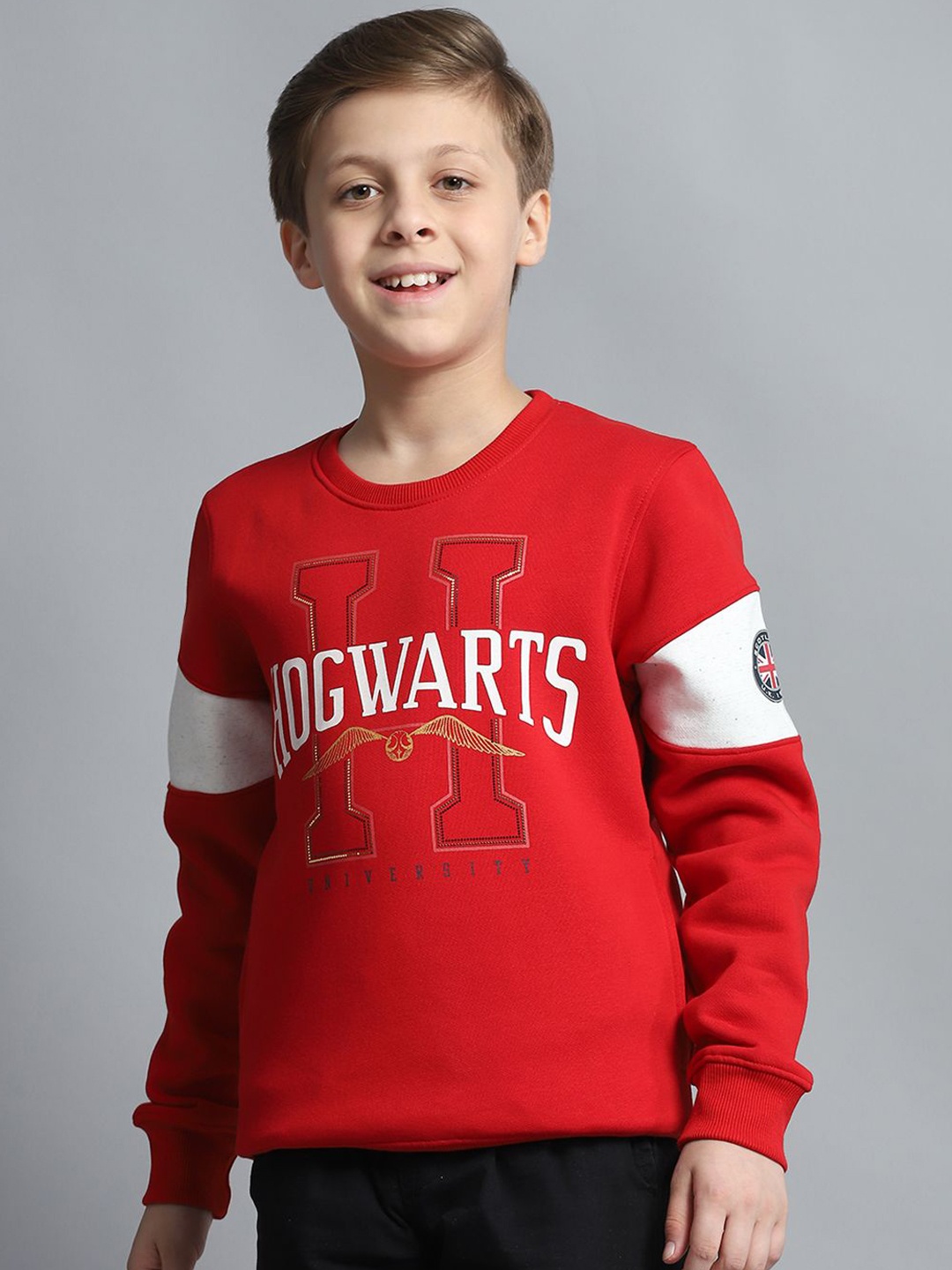 

Monte Carlo Boys Printed Sweatshirt, Red