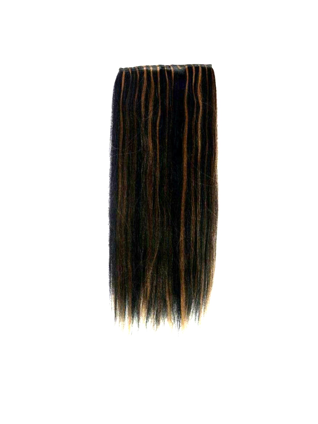 

CRIBE Clip In Ponytail Straight Hair Extension - Highlight - 24 Inch, Gold