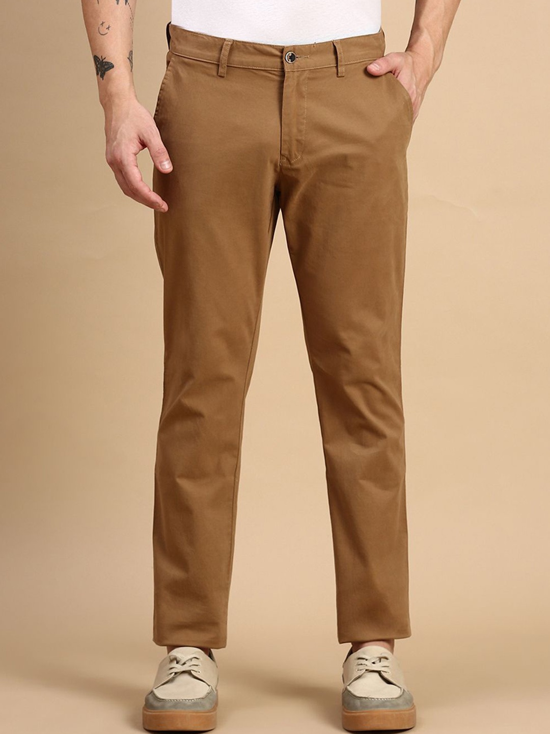 

Classic Polo Men Custom Trousers, Khaki