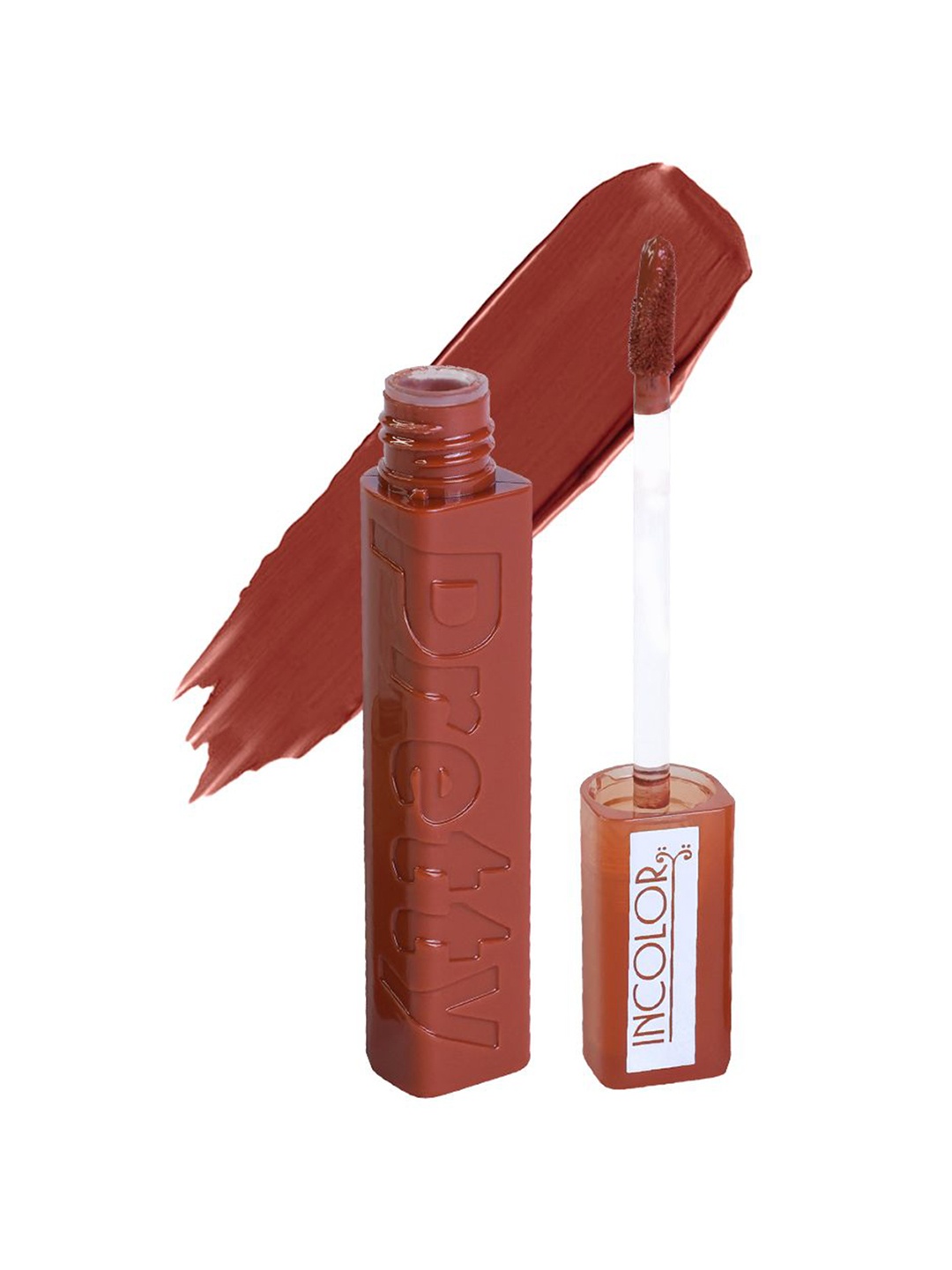 

INCOLOR Pretty Matte Lip Gloss - 6ml -23 - Kiss Me You Fool, Brown