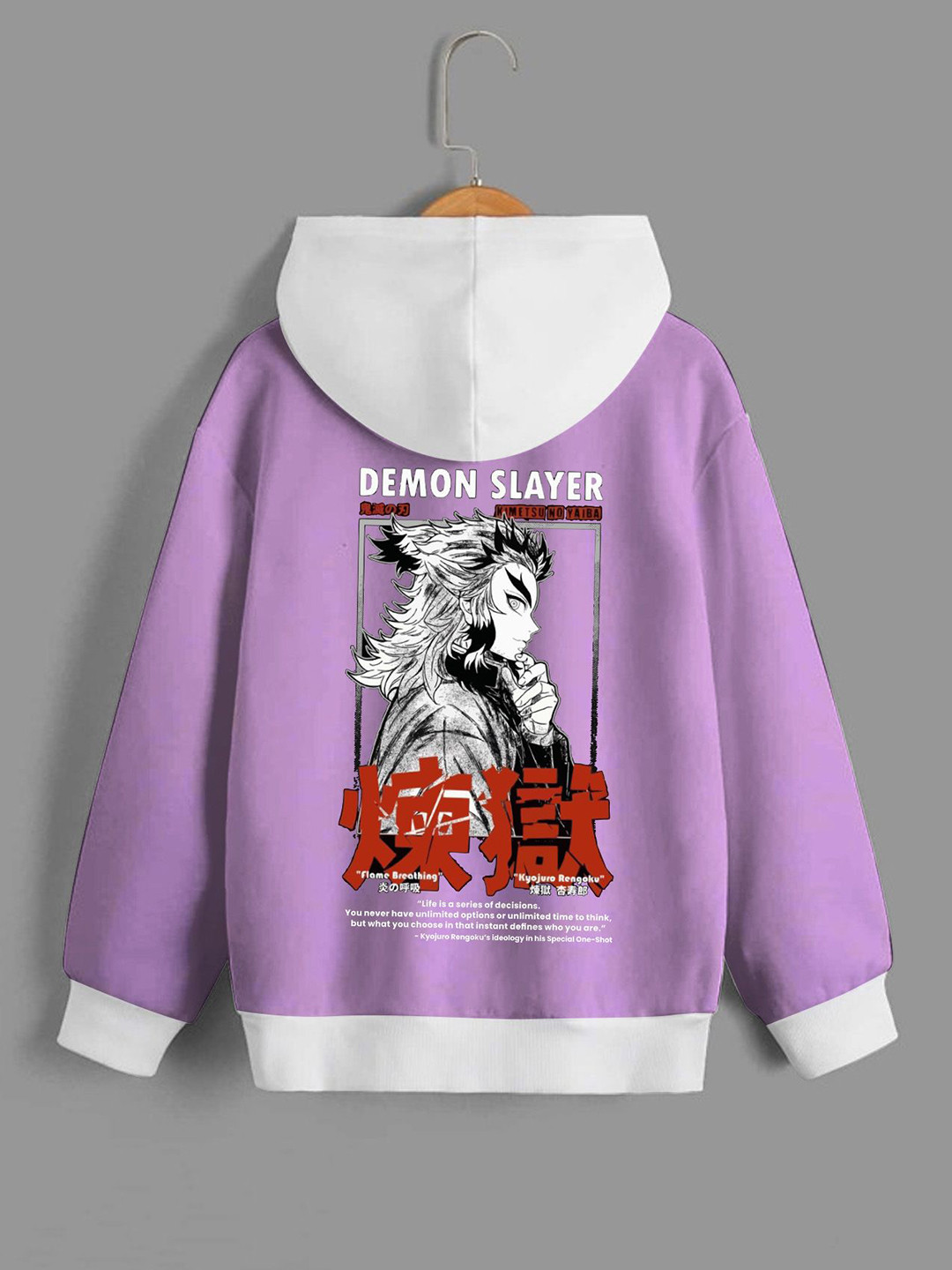 

Dagcros Boys Printed Hooded Sweatshirt, Purple