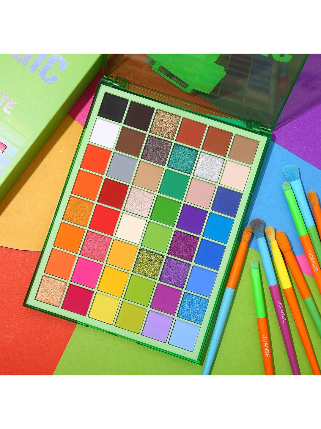 

UCANBE Nostalgic 48 Color Makeup Palette 48g, Multi