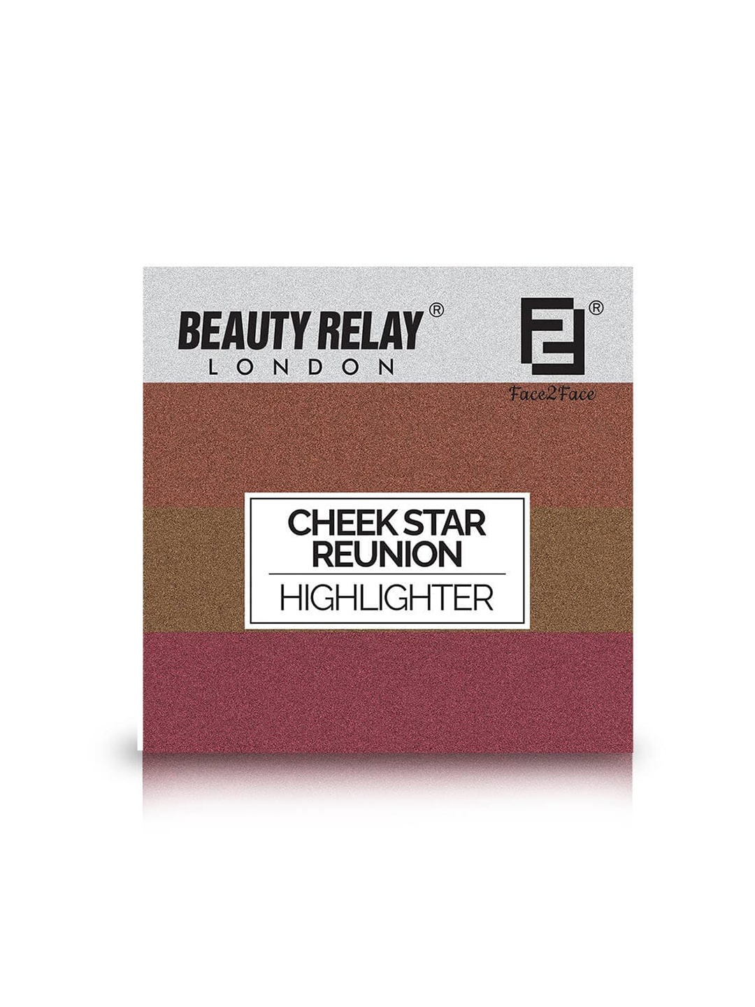 

BeautyRelay London Face 2 Face Cheek Star Reunion Highlighter, Multi
