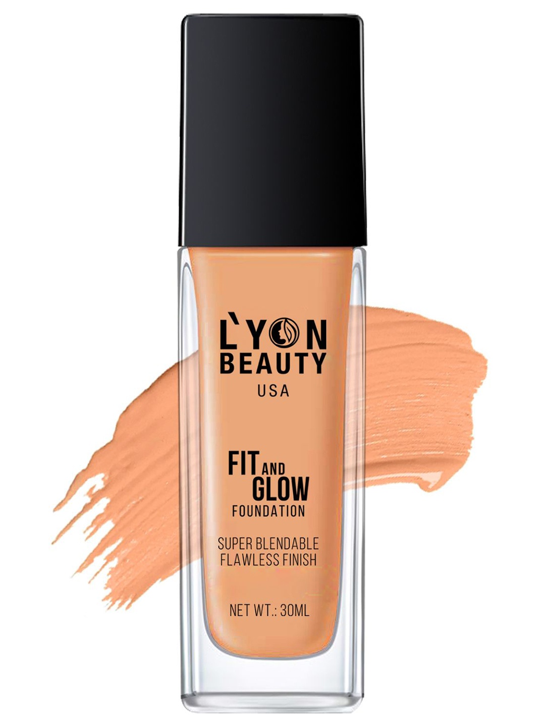 

Lyon Beauty USA Fit & Glow Foundation 30ml- Warm Sand- 05, Nude