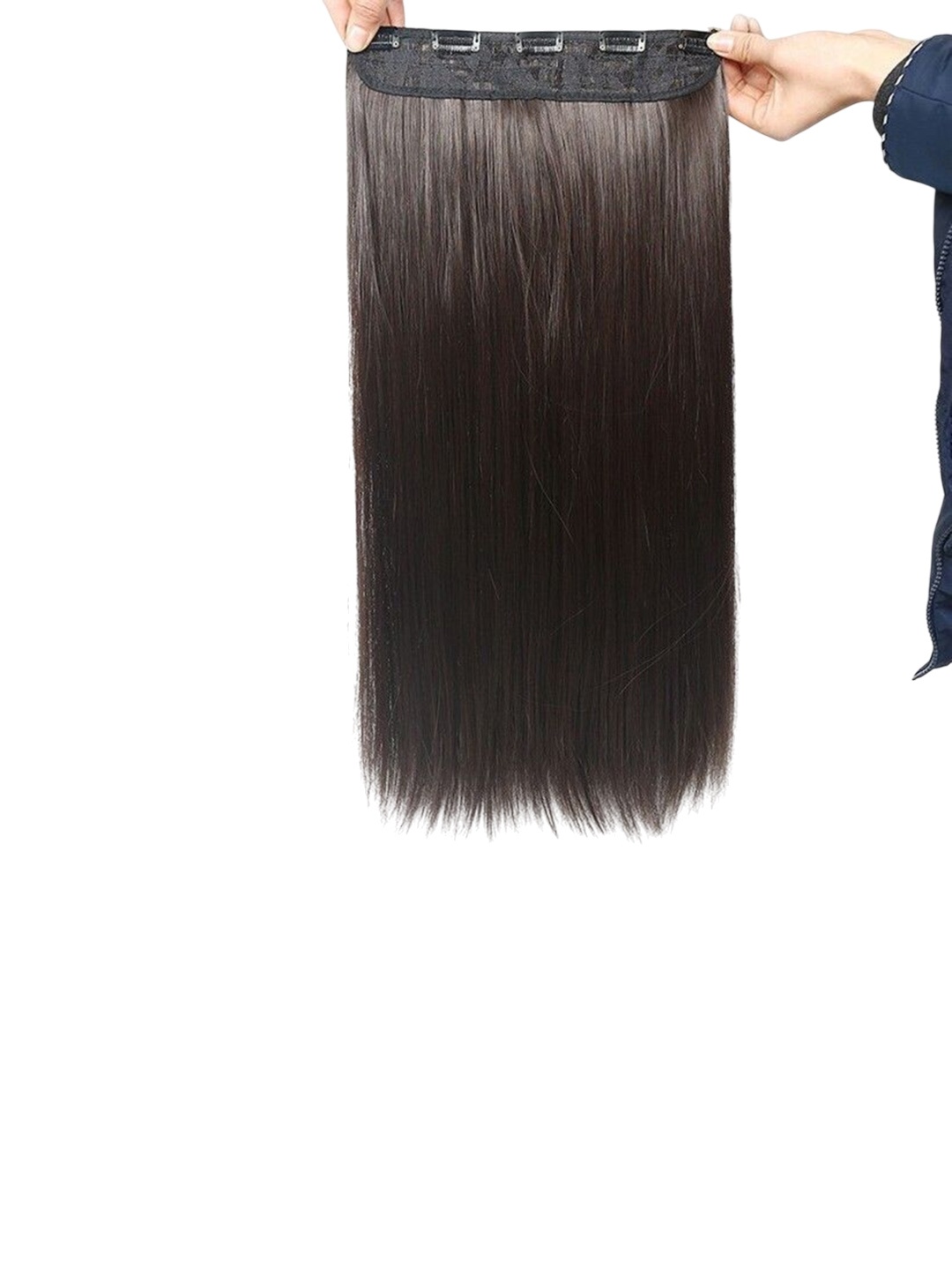 

CRIBE Tape-In Straight Ponytail Hair Extension - Brown- 24 Inch