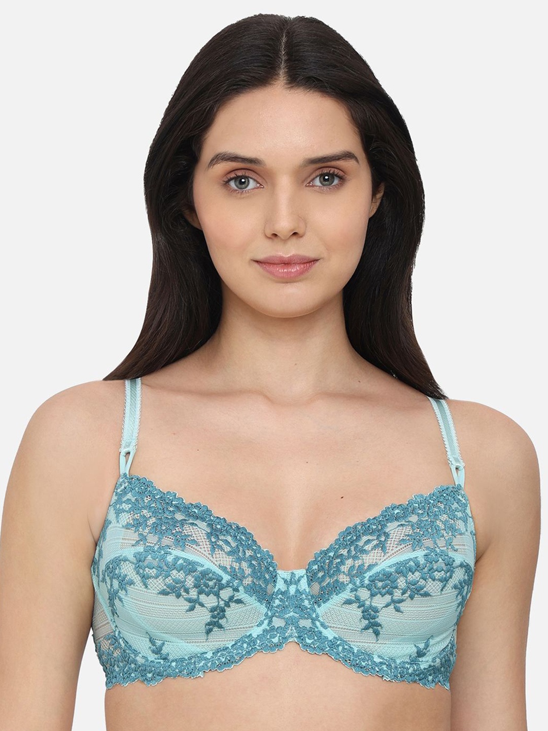 

Wacoal Bra Medium Coverage Underwired, Turquoise blue